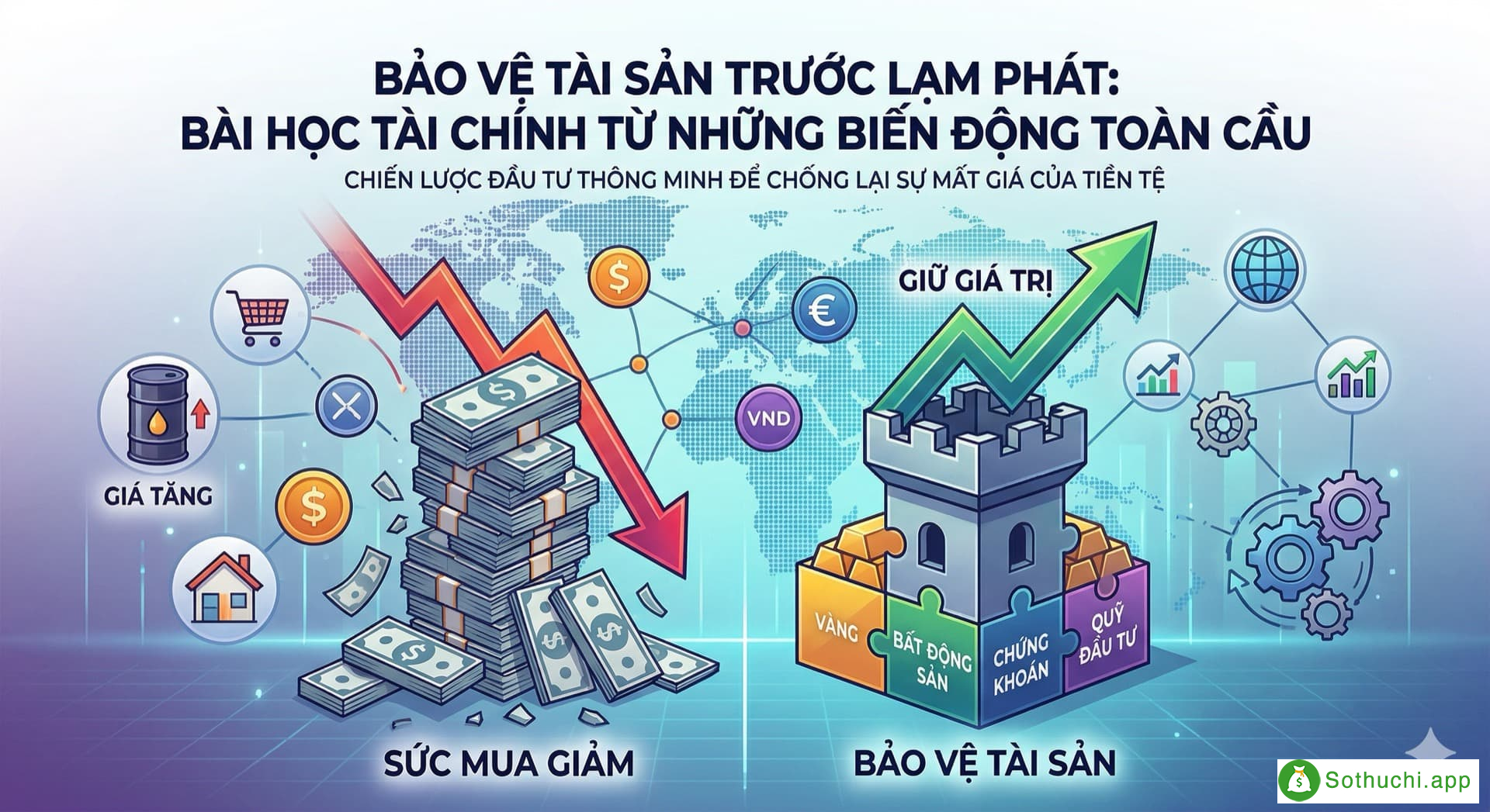BẢO VỆ TÀI SẢN TRƯỚC LẠM PHÁT: BÀI HỌC TÀI CHÍNH TỪ NHỮNG BIẾN ĐỘNG TOÀN CẦU

